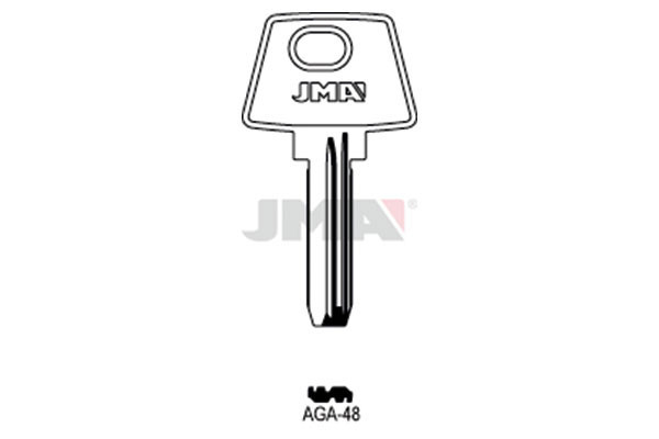LLAVE DE LATON (SEGURIDAD) AGA-48