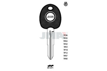 LLAVE DE TRANSPONDER: LLAVIN TP00HY-4.P1 LATON