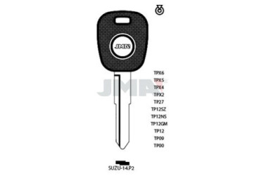 LLAVE DE TRANSPONDER: LLAVIN TP00SUZU-14.P2 LATON