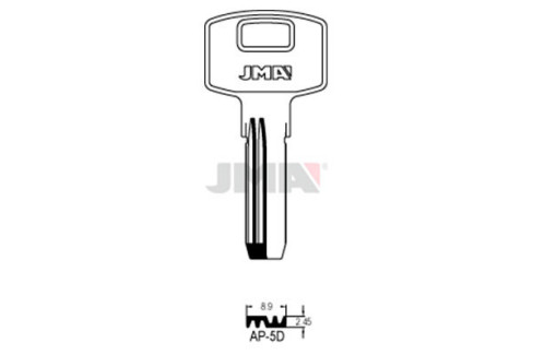 LLAVE DE LATON (SEGURIDAD) AP-5D