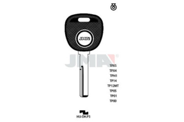 LLAVE DE TRANSPONDER: LLAVIN TP00HU-DH.P3 LATON