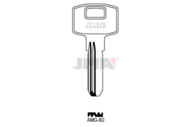 LLAVE DE LATON (SEGURIDAD) AMG-8D