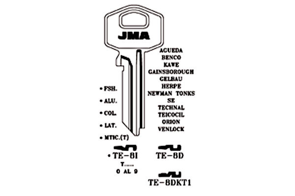 LLAVE DE ALUMINIO TE-8I  121873