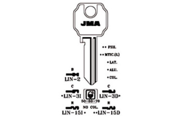 LLAVE DE ALUMINIO LIN-3I