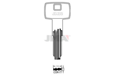 LLAVE DE LATON (SEGURIDAD) COR-77