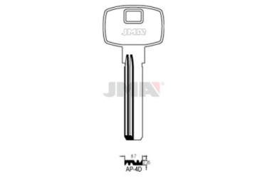 LLAVE DE LATON (SEGURIDAD) AP-4D