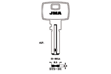 LLAVE DE ALPACA (SEGURIDAD) STS-B1 NEUTRO