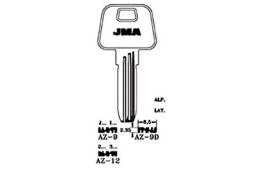 LLAVE DE ALPACA (SEGURIDAD) AZ-12