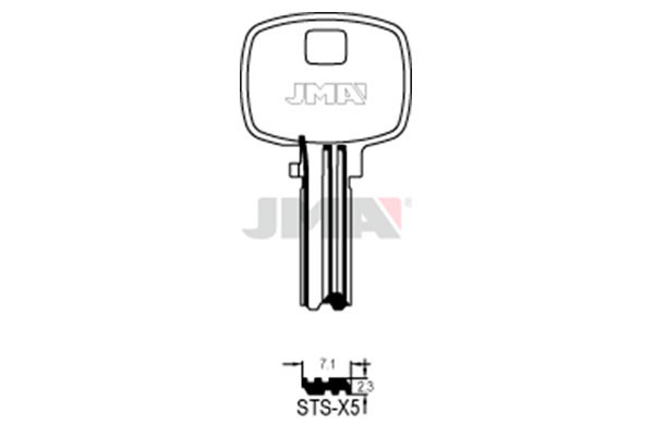 LLAVE DE LATON (SEGURIDAD) STS-X5  122902