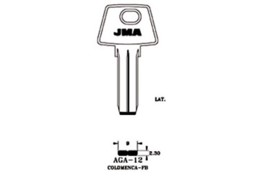 LLAVE DE LATON (SEGURIDAD) AGA-12
