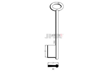 LLAVE DE GORJA (LATON) 6G