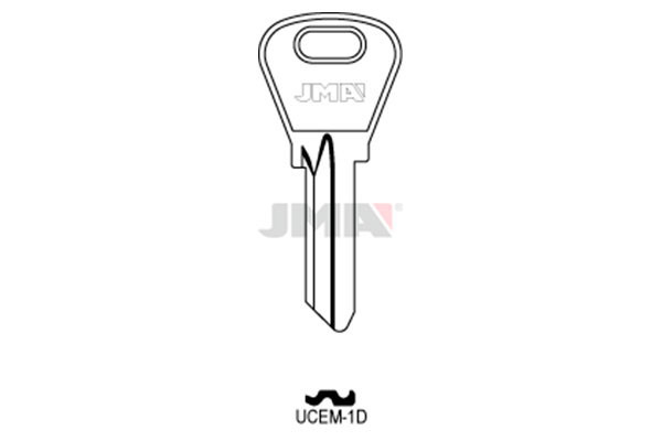 LLAVIN DE ACERO (GRUPO B) UCEM-1D  118378
