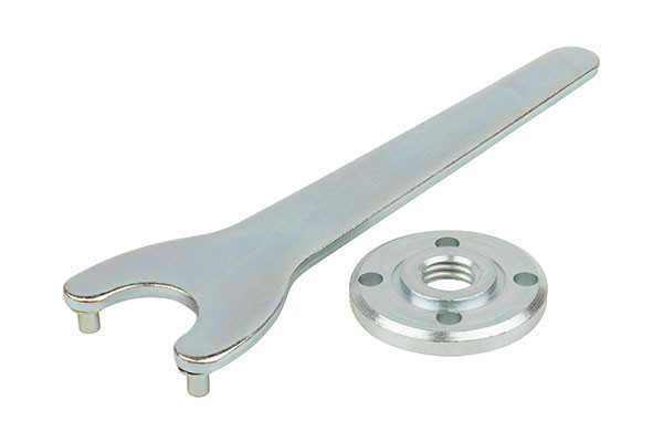 LLAVE AMOLADORA ANGULAR 230 CON TUERCA WOLFCRAFT 2457000