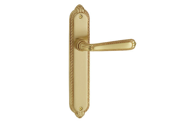 JUEGO MANIVELA INFER 82 ACABADO PATINA 235X41 MM  822014
