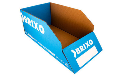CAJA EXPOSITORA CARTON ANCHA BRIXO 205x400x155 801330  801330