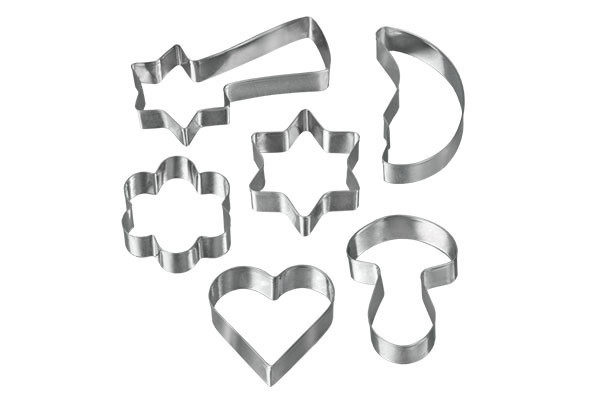 MOLDE INOX CORTAPASTAS JUEGO DE 6  252350  103024