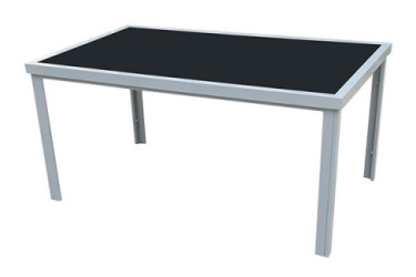 800675 MESA RECTANGULAR ALUMINIO CAPRI 150X90XH74 GDLC