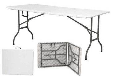 SERIE PICNIC: MESA PLEGABLE PLASTICO 180X75X74  472410