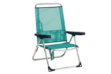 SILLA PLAYA ALTA AL. R.BAJO S/PATA 672ALF30 AZUL LISO ALCO