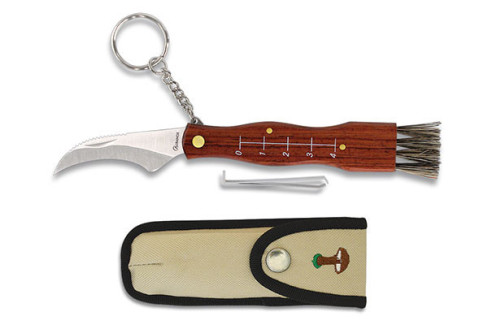 NAVAJA SETERA MANGO MADERA C/ FUNDA H 7.2 CM 10505